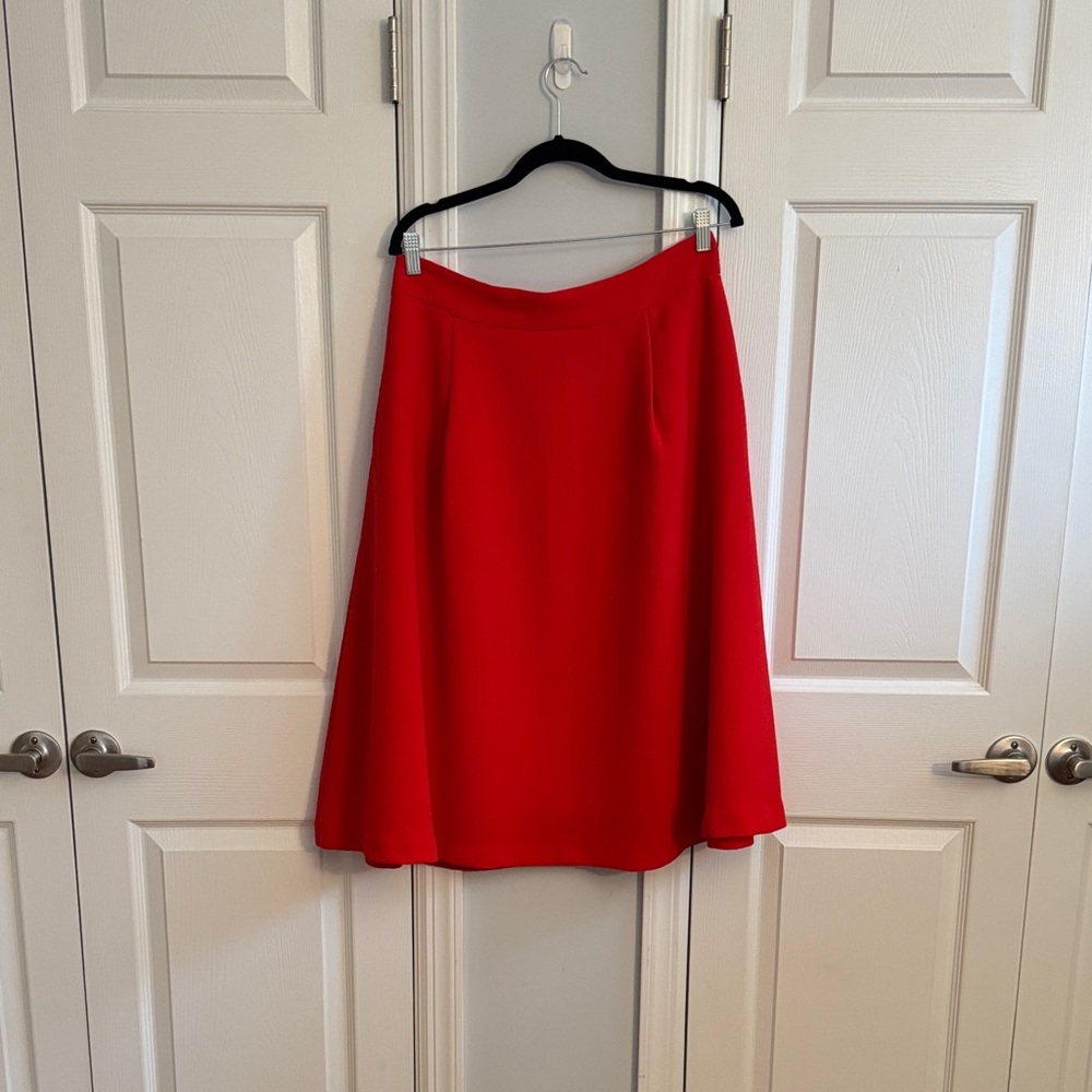 Eva Mendes for New York & Company Red A-Line Skirt